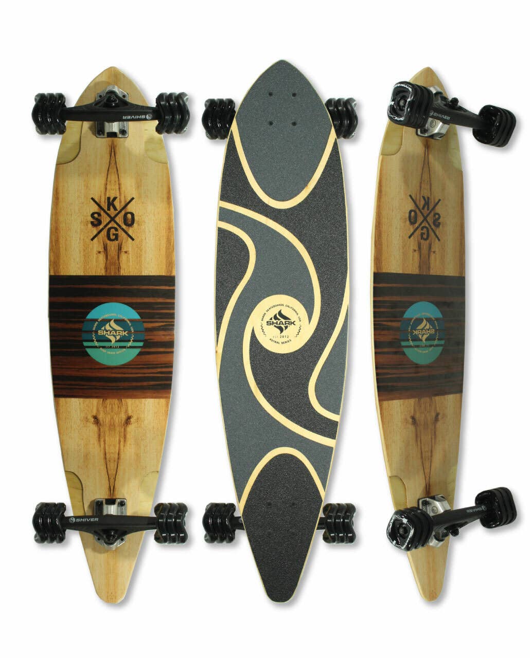 Skogger Pintail Longboard