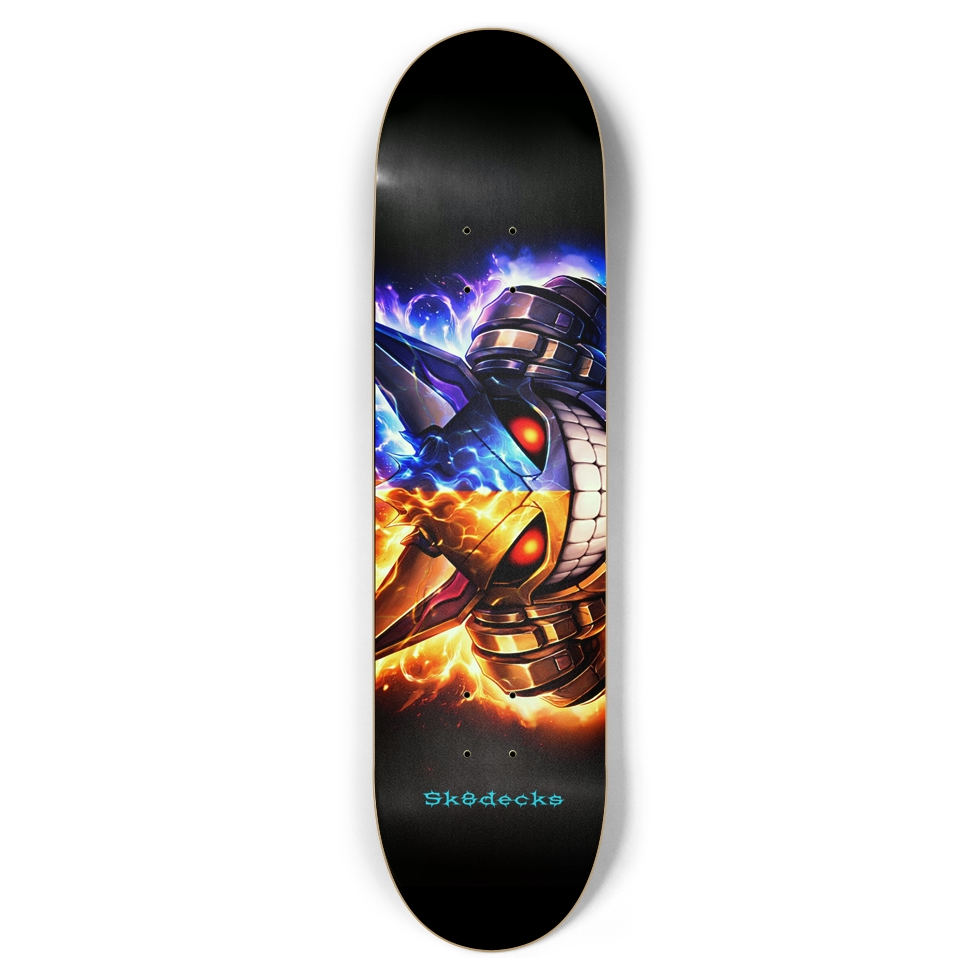 Voltaic Pulse Skateboard (8.5”) Glow in the Dark