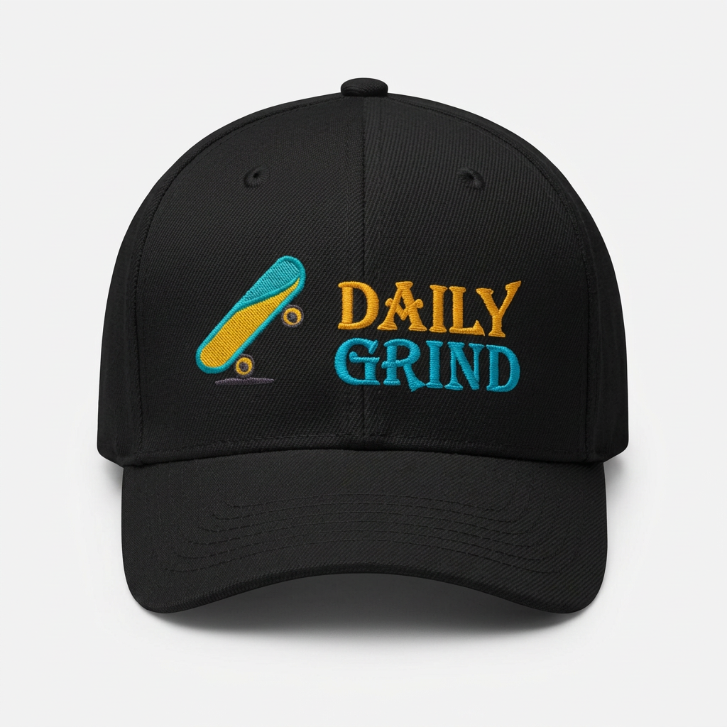Daily Grind Embroidered Skate Cap