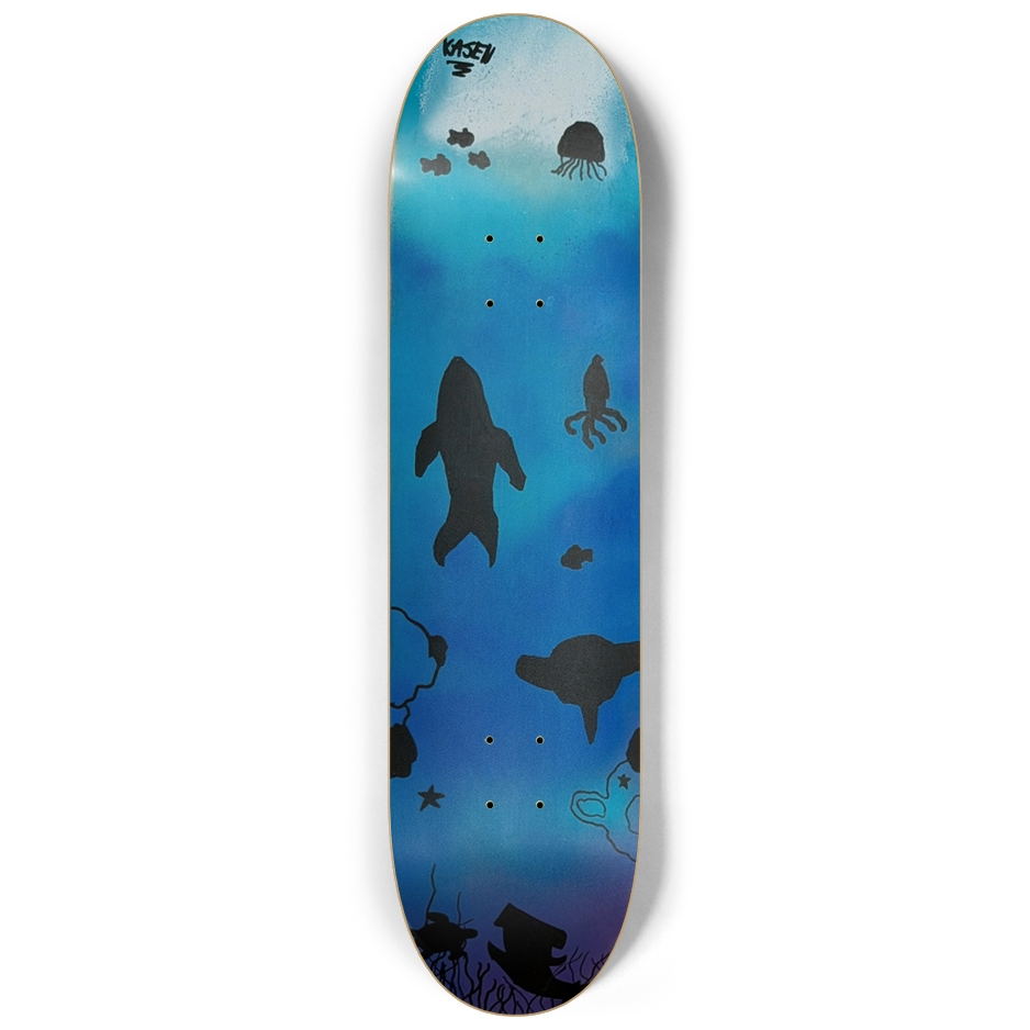Deep Blue Depths Skateboard 8.25