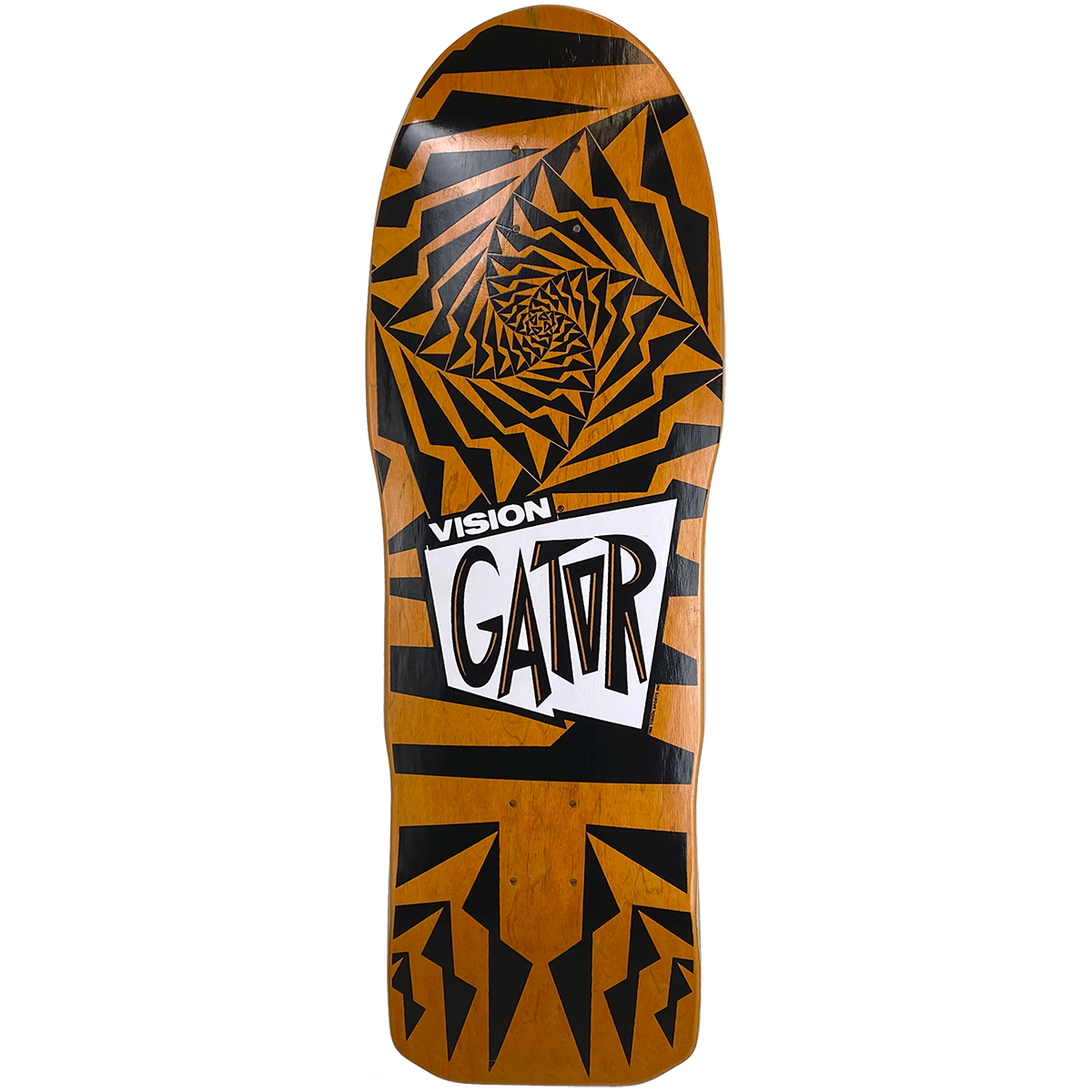 Vision Gator Modern Concave Orange Stain/black