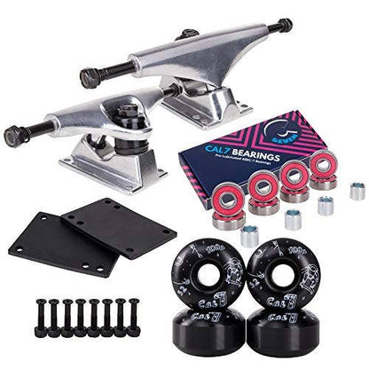 Skateboard Setup Combo | Silver Trucks & 99A Wheels